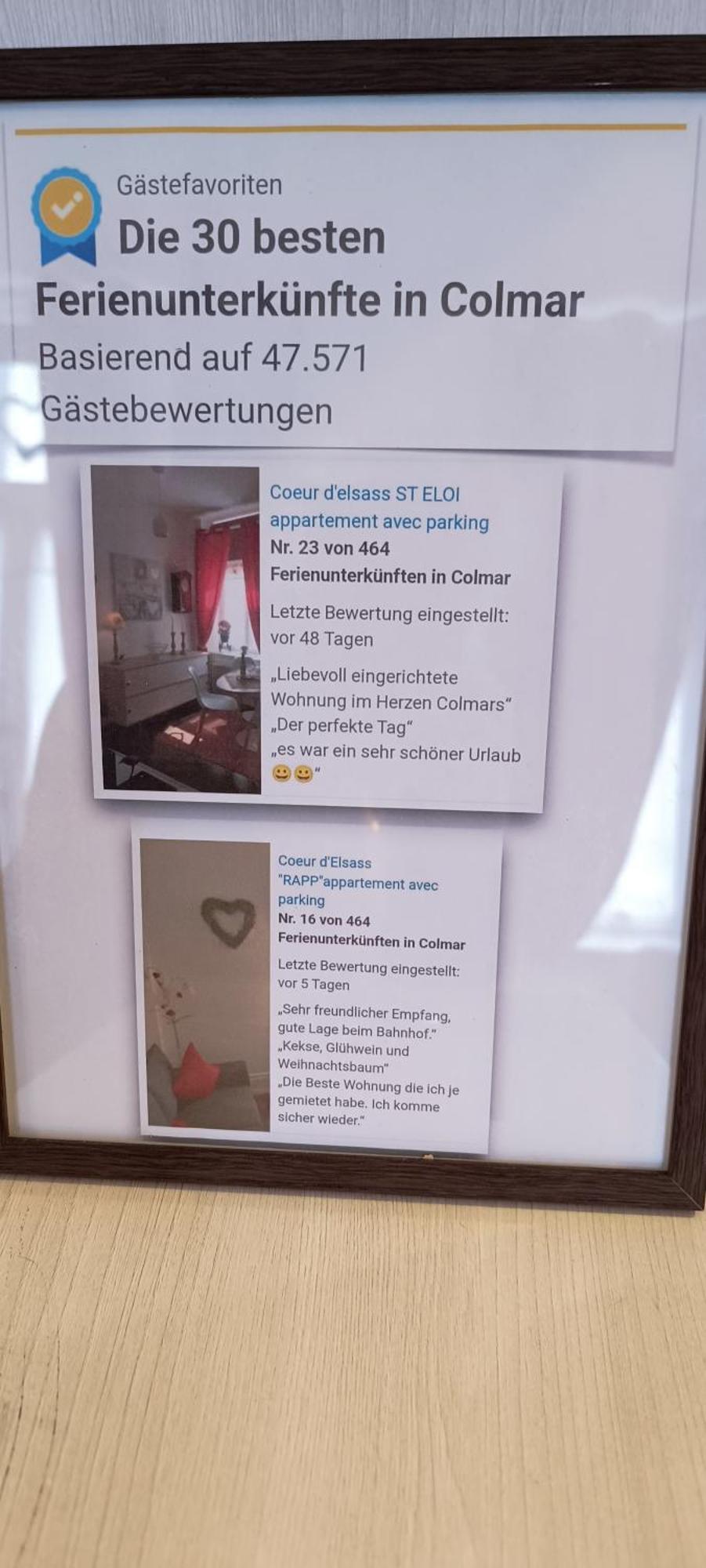 "Coeur D'Elsass St Eloi Centre Ville Avec Parking Colmar Eksteriør bilde
